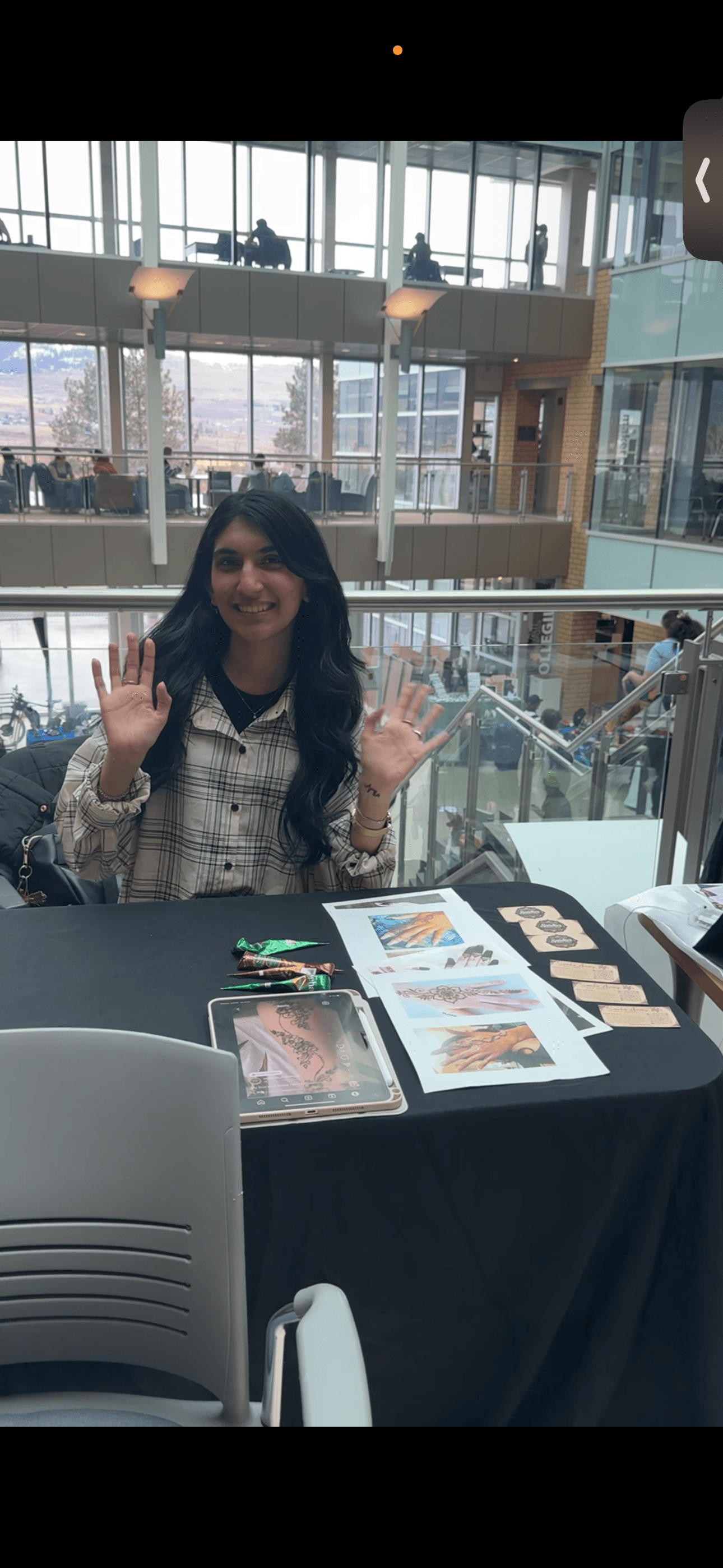 Black History Month market henna